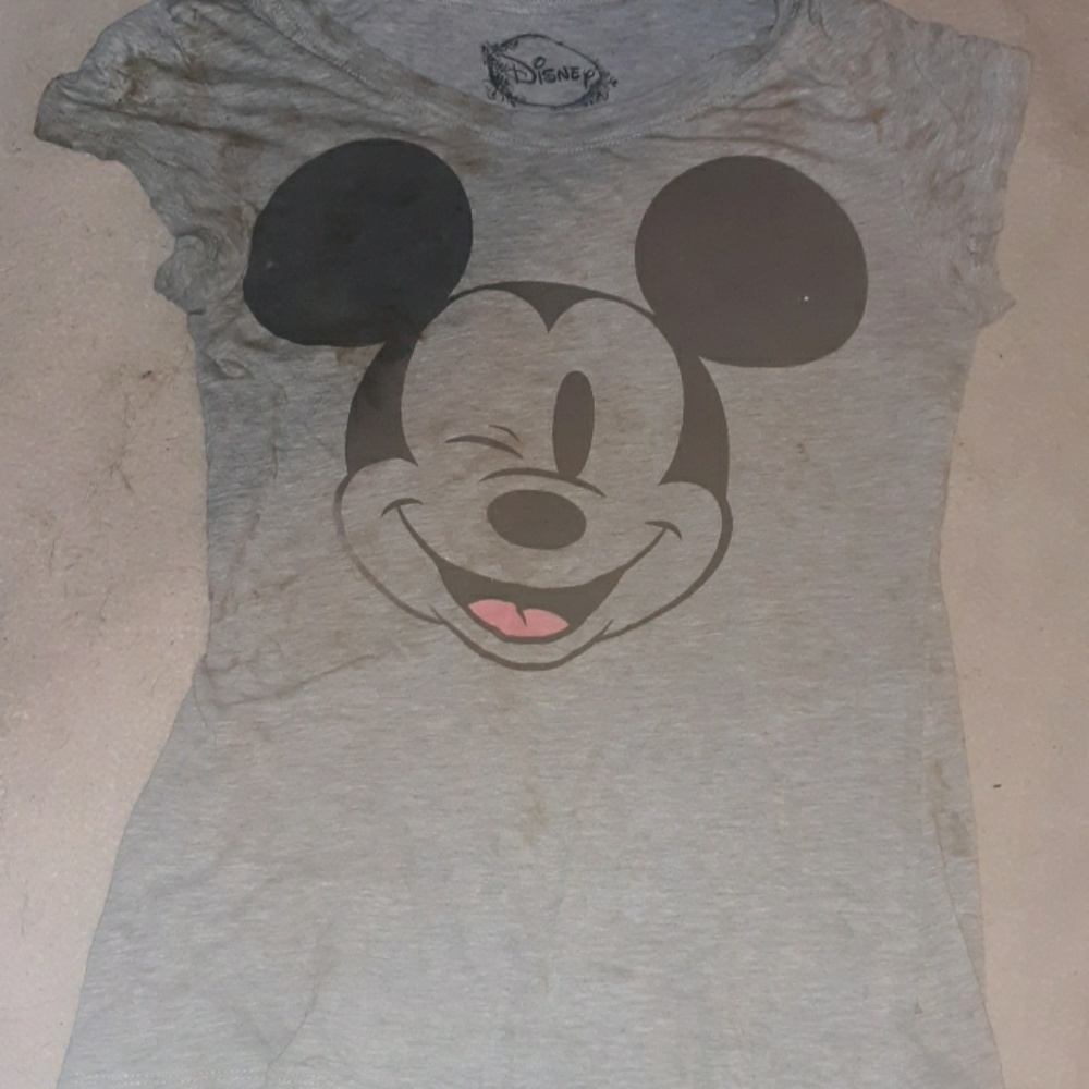 DISNEY STORE WINKING MICKEY SHIRT Kids Small